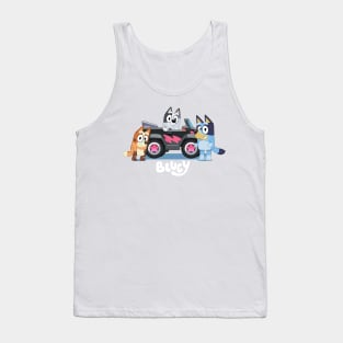 Bluey Pizza Girls Tank Top